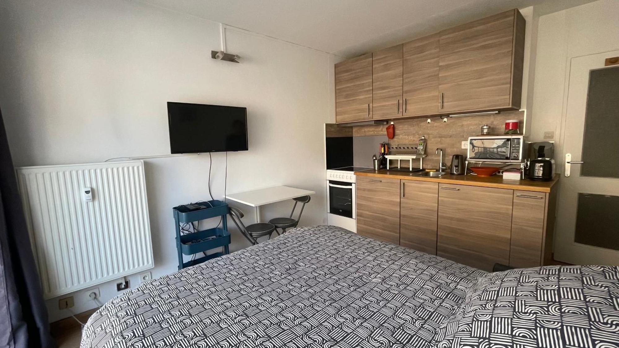 Studio Plein Centre, Calme, Parking Inclus, Piscine Et Gardien Grenoble Ngoại thất bức ảnh